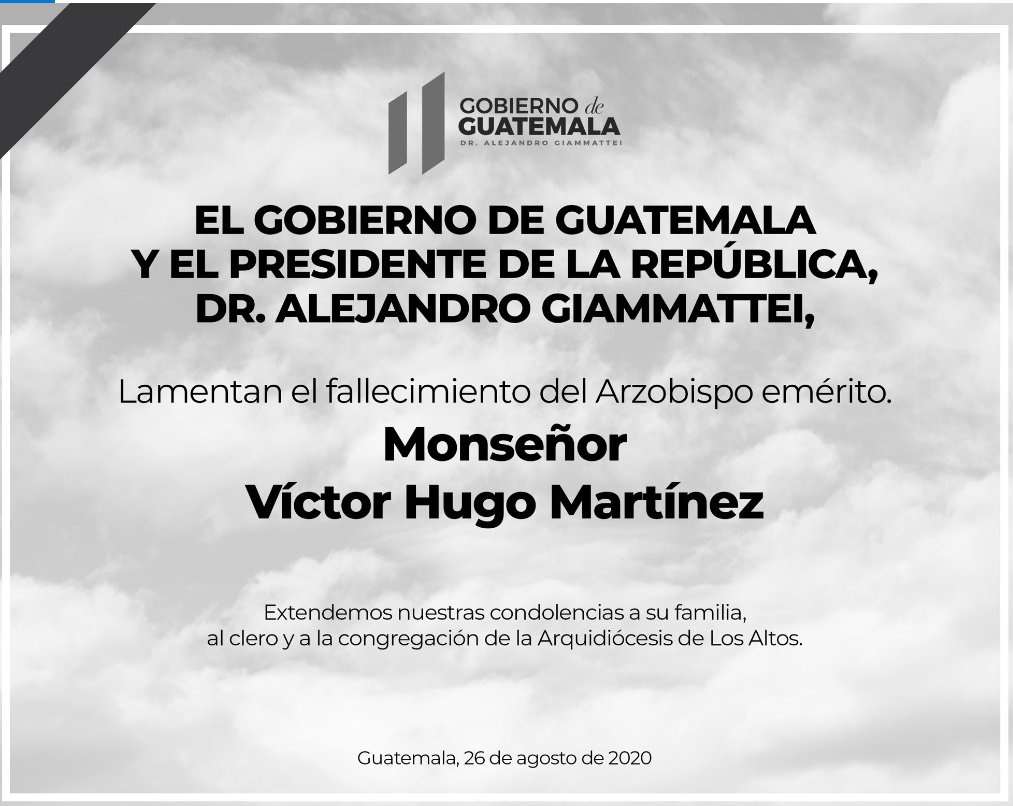 Monseñor Víctor Hugo Martínez