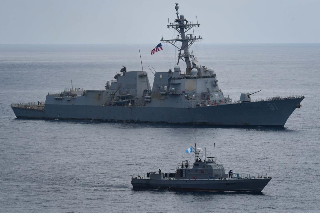 Guatemala y Estados Unidos coordinan operaciones en altamar
