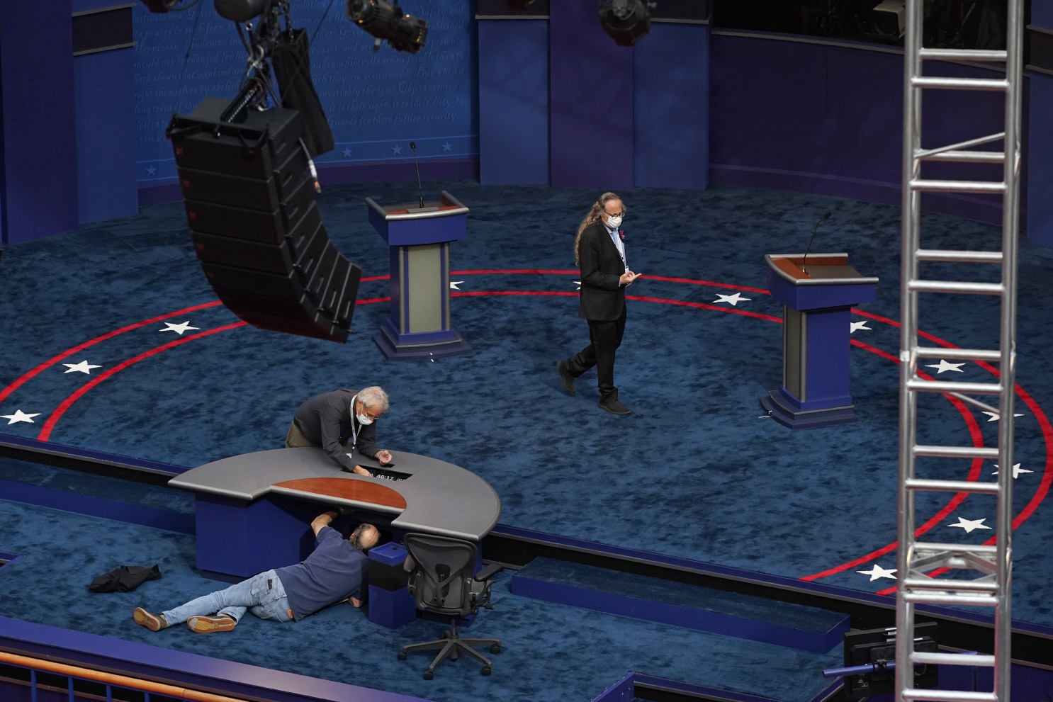 Donald Trump y Joe Biden compartirán escenario en el primer debate presidencial