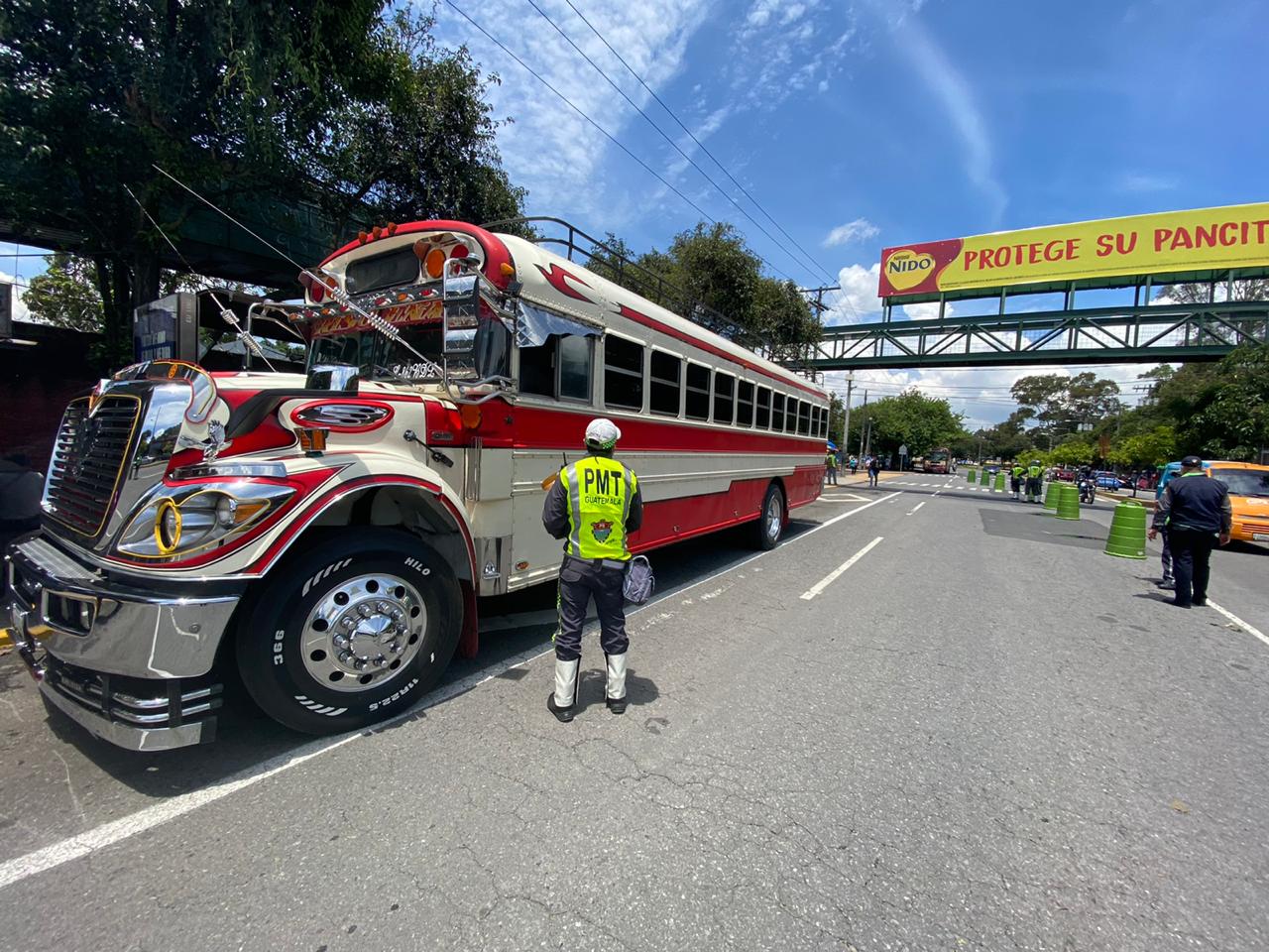 Municipalidad de Guatemala verifica ensayos del transporte extraurbano