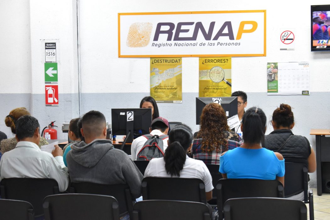 Oficinas del Renap permanecerán cerradas el 15 de septiembre