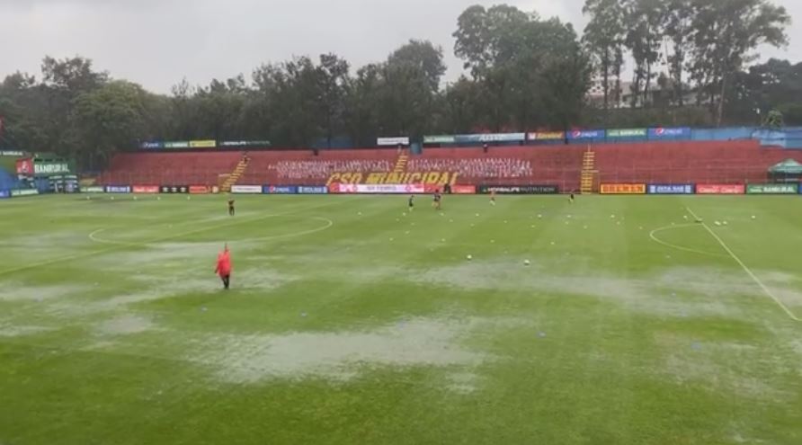 Lluvia impide realización del juego Municipal y Deportivo Sacachispas