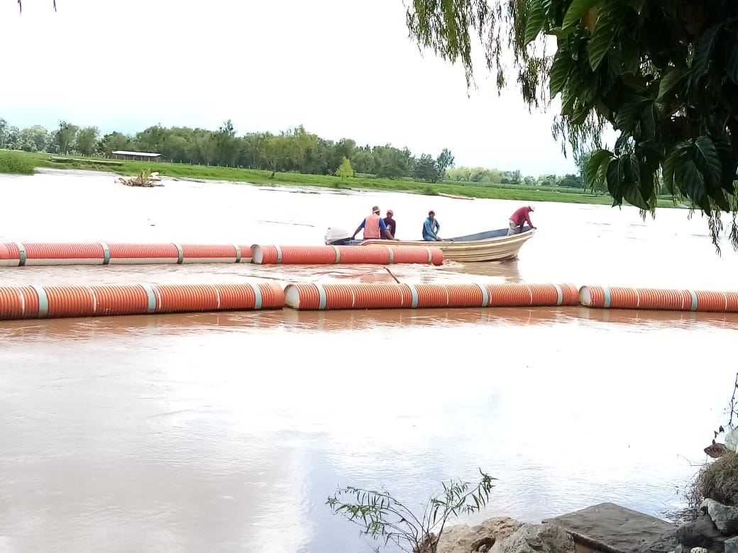 Ambiente rehabilita barda en el río Motagua