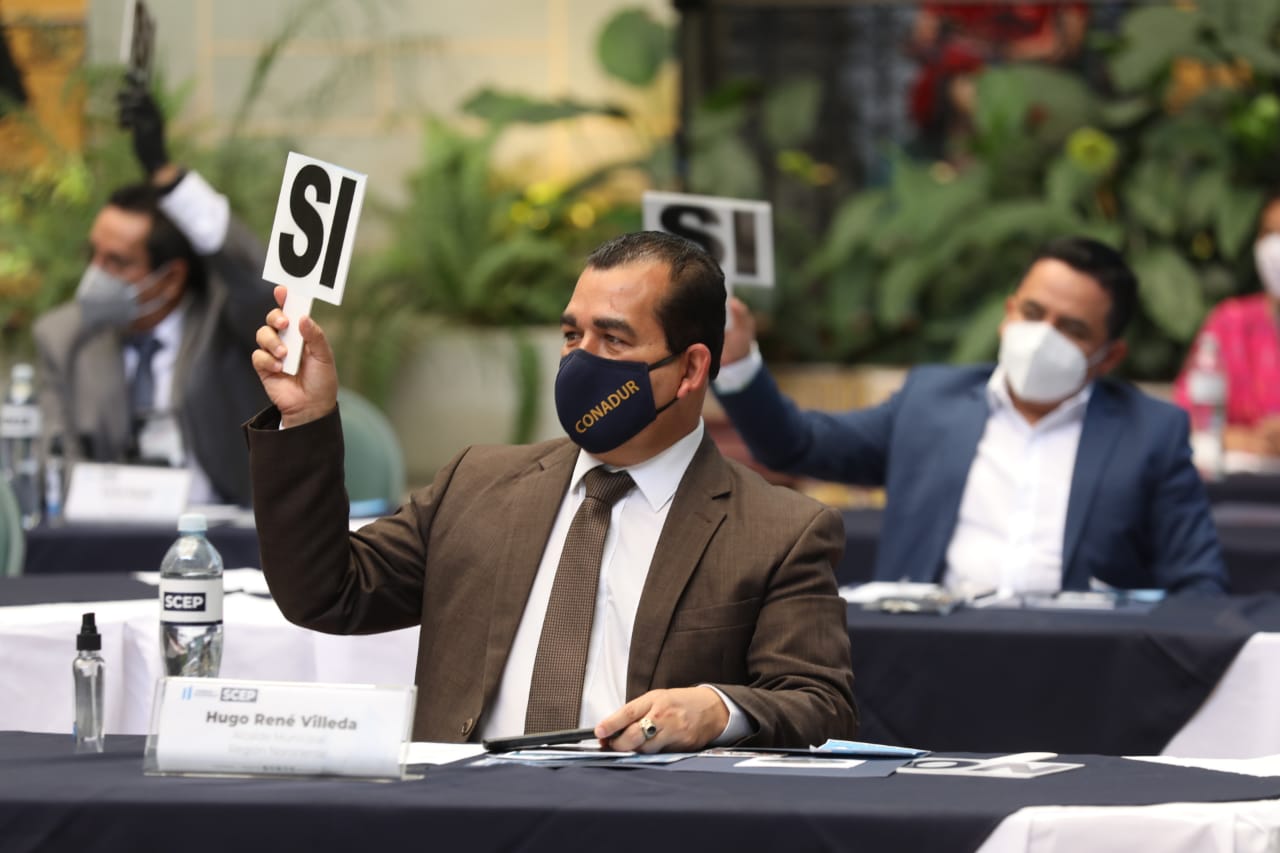 Conadur aprueba más de 2 mil millones de quetzales para los Consejos Departamentales de Desarrollo