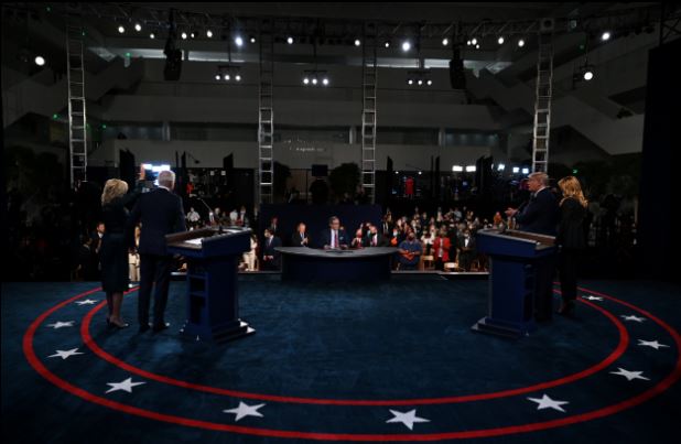 Termina primer debate presidencial entre Trump y Biden