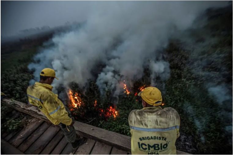 Humo de incendios en Brasil alcanza cinco países sudamericanos