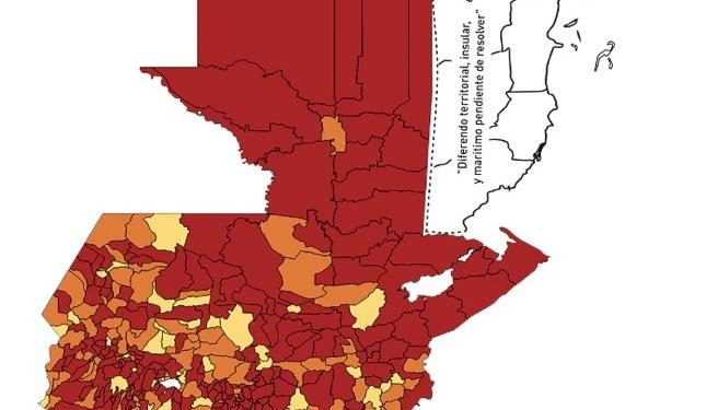 Coronavirus: Guatemala reduce el número de municipios en rojo