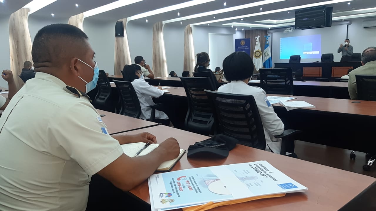PNC impulsa taller para la prevención de coronavirus