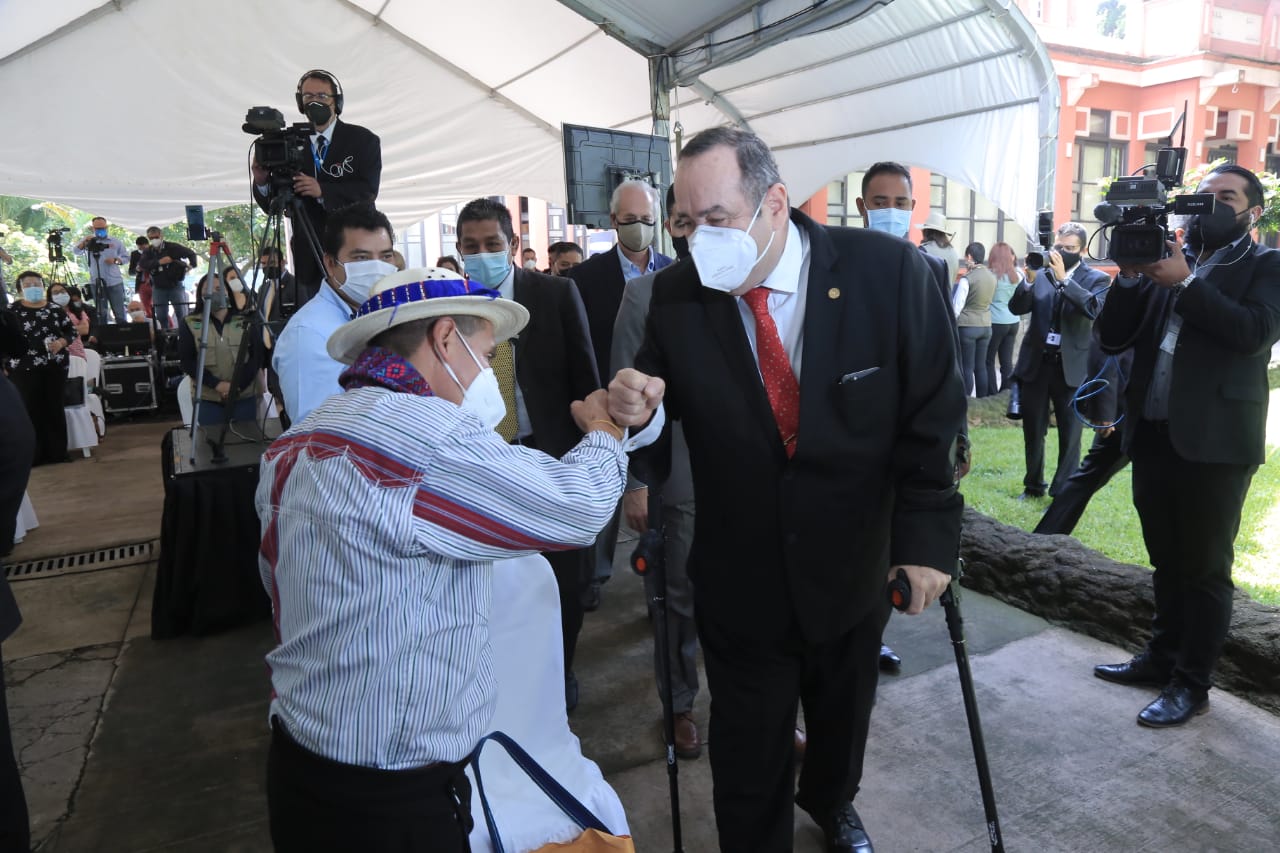 Presidente Giammattei habla acerca de su estado de salud