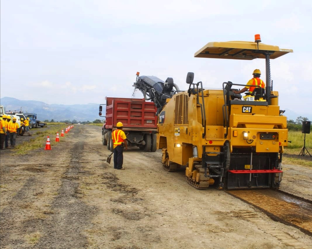 Pista de aterrizaje en Esquipulas está en remodelación