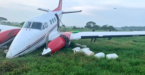 Aeronave viola espacio aéreo guatemalteco y es localizada en Retalhuleu