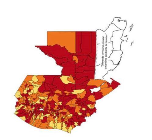 Guatemala redujo el número de municipios en rojo con coronavirus