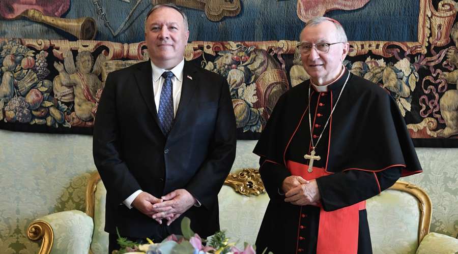 Pompeo se reúne con principales diplomáticos del Vaticano