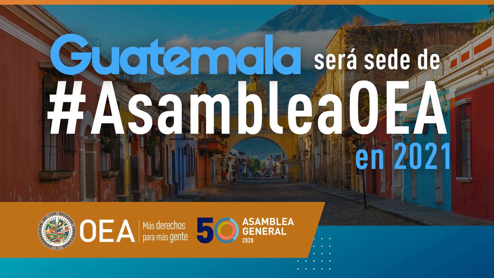 Guatemala será sede de la Asamblea General de la OEA en 2021
