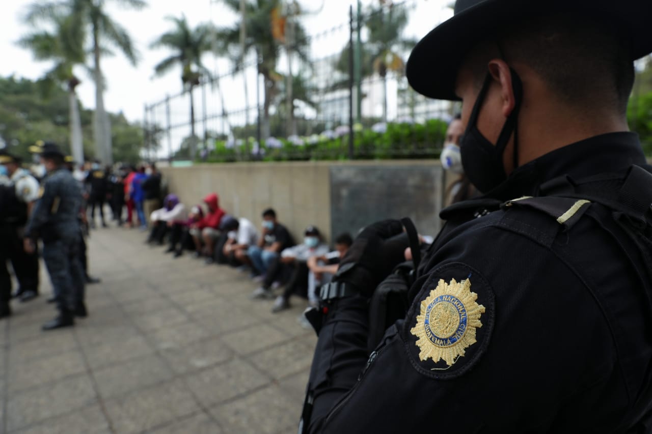 PNC combate la delincuencia en alrededores del Parque Central