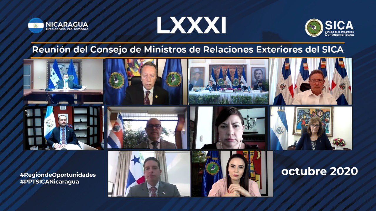Reunión virtual SICA