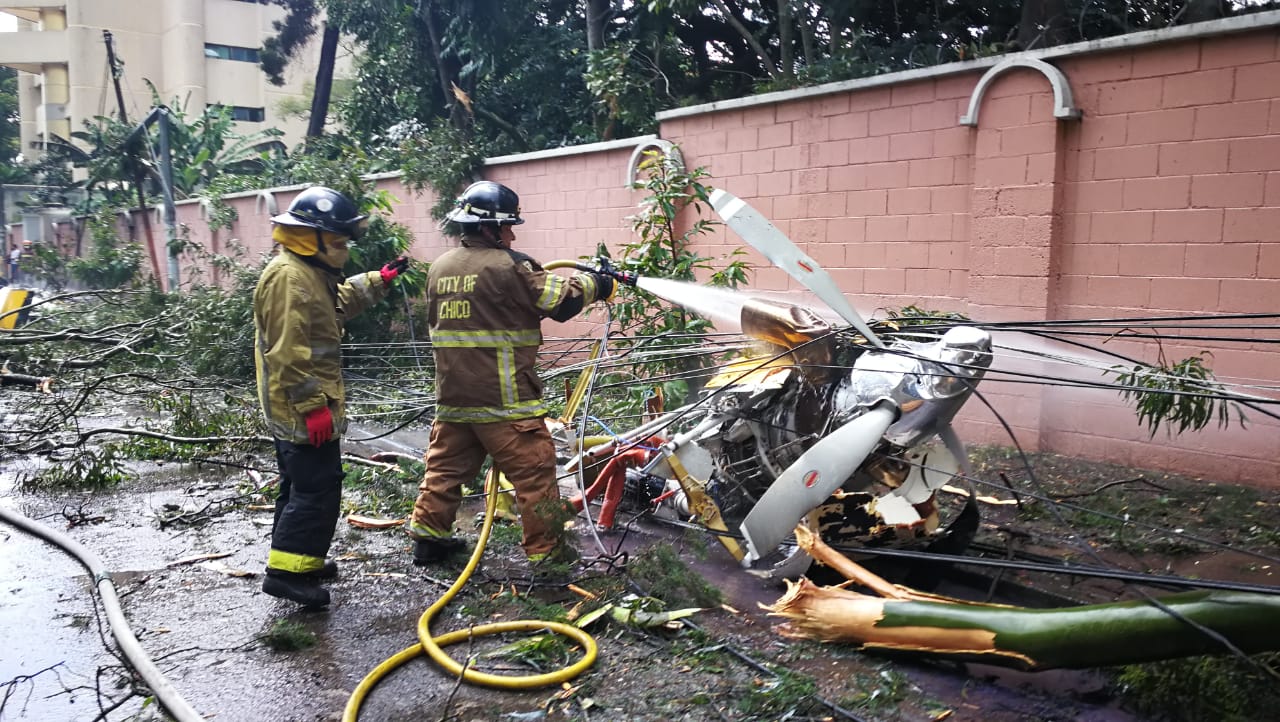 Avioneta que llevaba ayuda humanitaria se accidenta en la zona 9