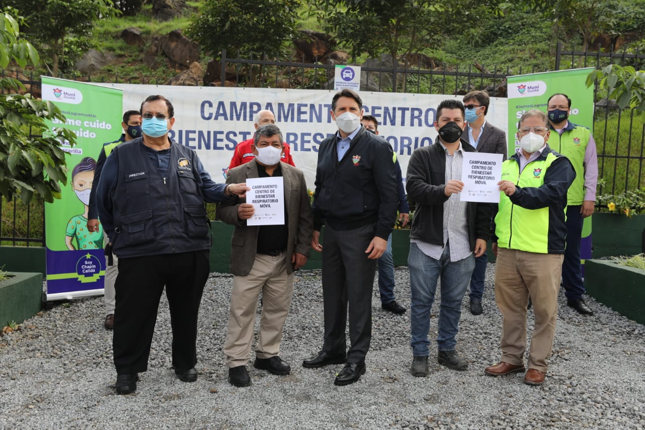 Centro de Bienestar Respiratorio Móvil llega a zona 18