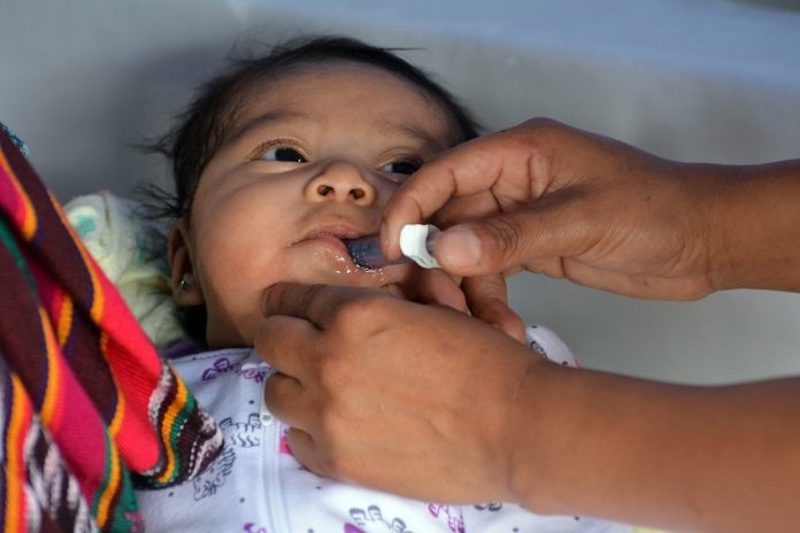 Vacunación de niños alcanza un 70 por ciento en Guatemala