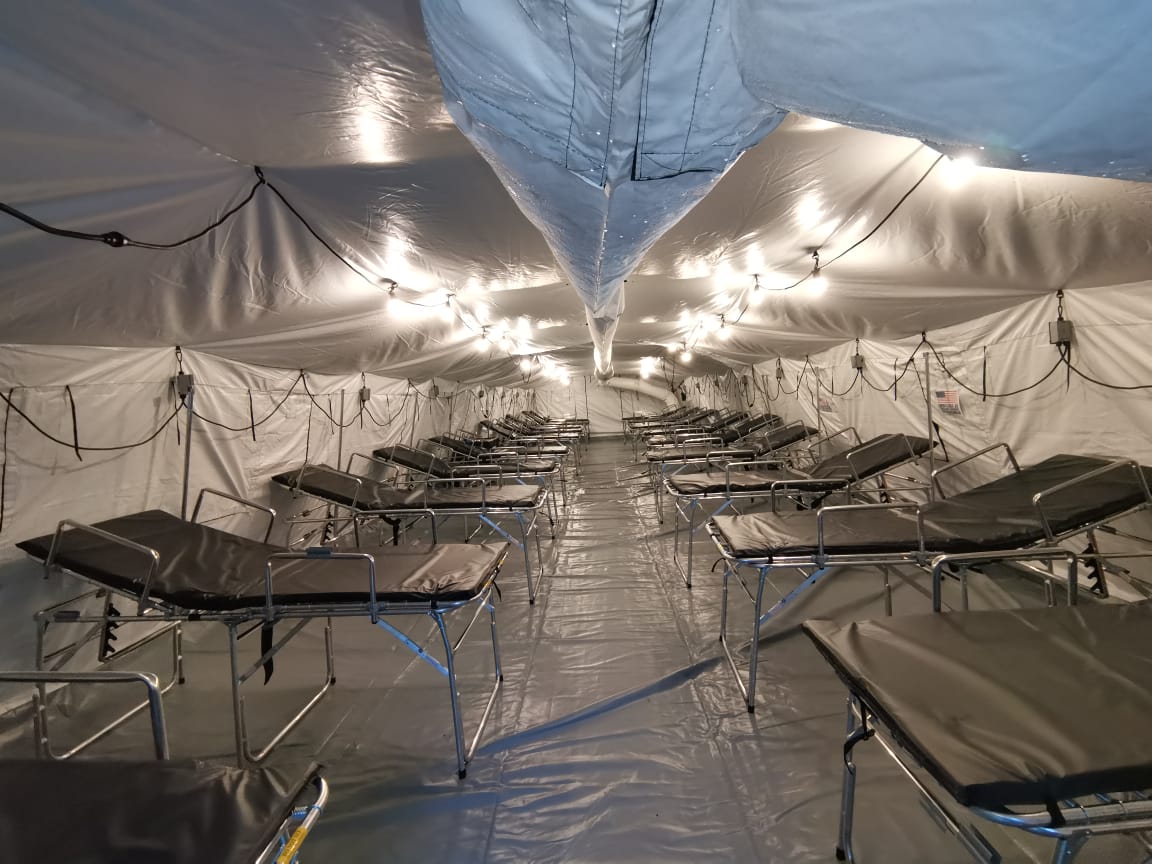 Instalan hospital móvil en Alta Verapaz