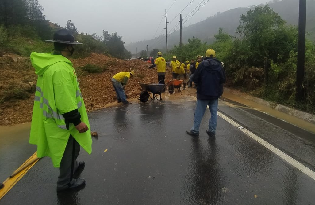 Gobierno mantiene asistencia por incidentes en distintos puntos del país