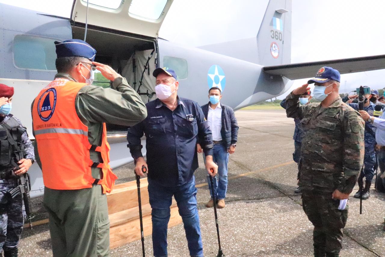 Presidente Giammattei: “Vamos a continuar con la ayuda humanitaria”