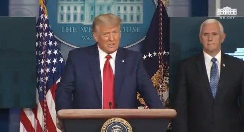 Presidente de EE. UU. celebra la histórica cotización del Dow Jones