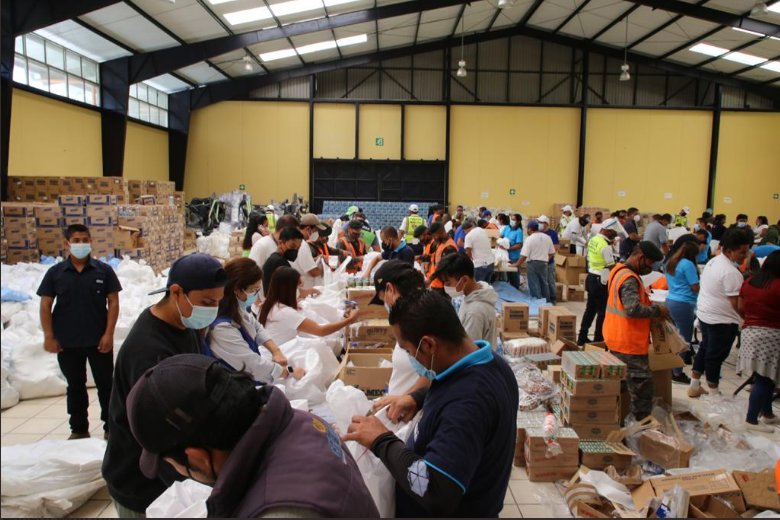 Mides agradece el apoyo brindado para elaboración de bolsas de alimentos