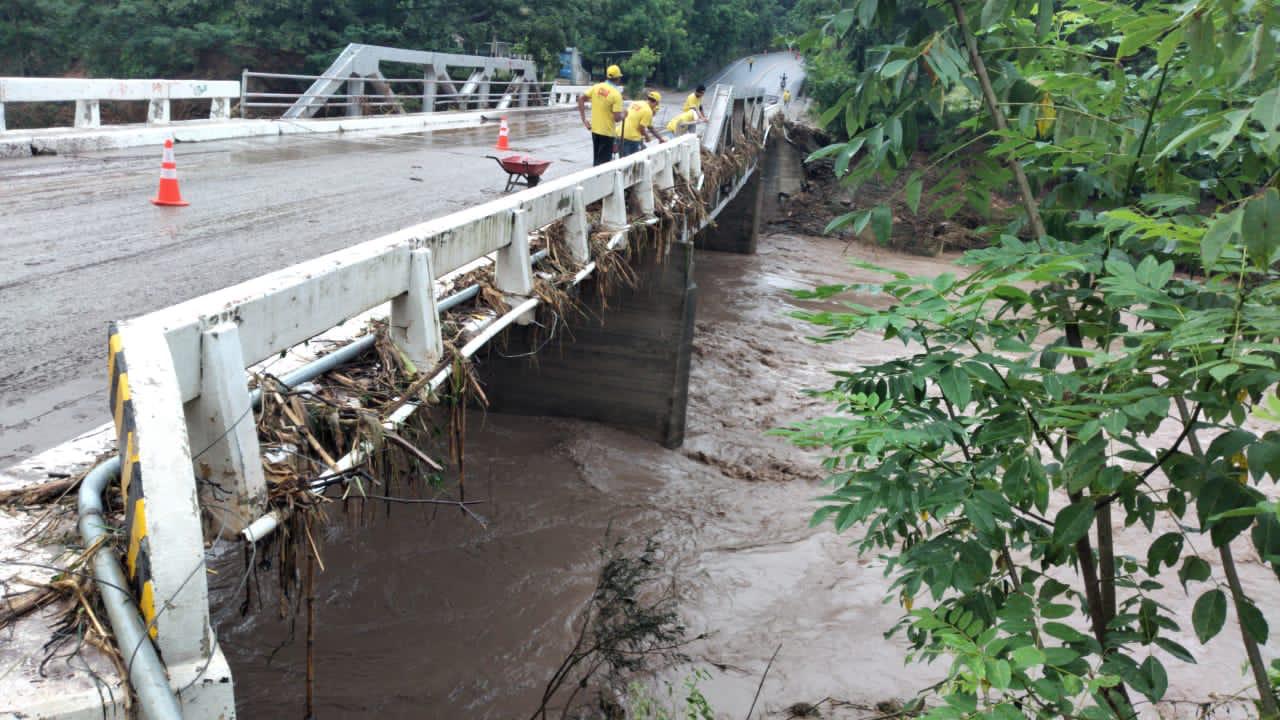 Puentes dañados por Eta