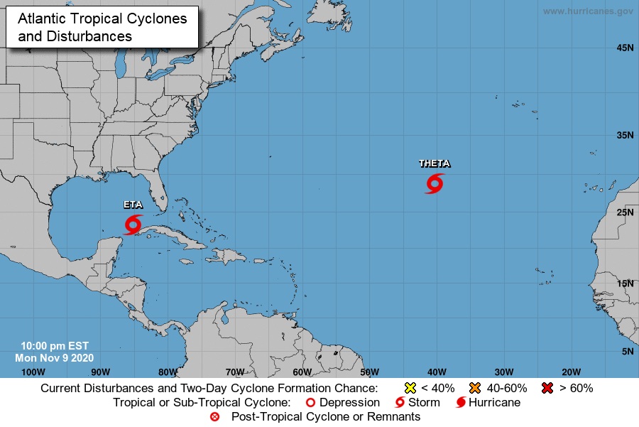 Nueva tormenta Theta