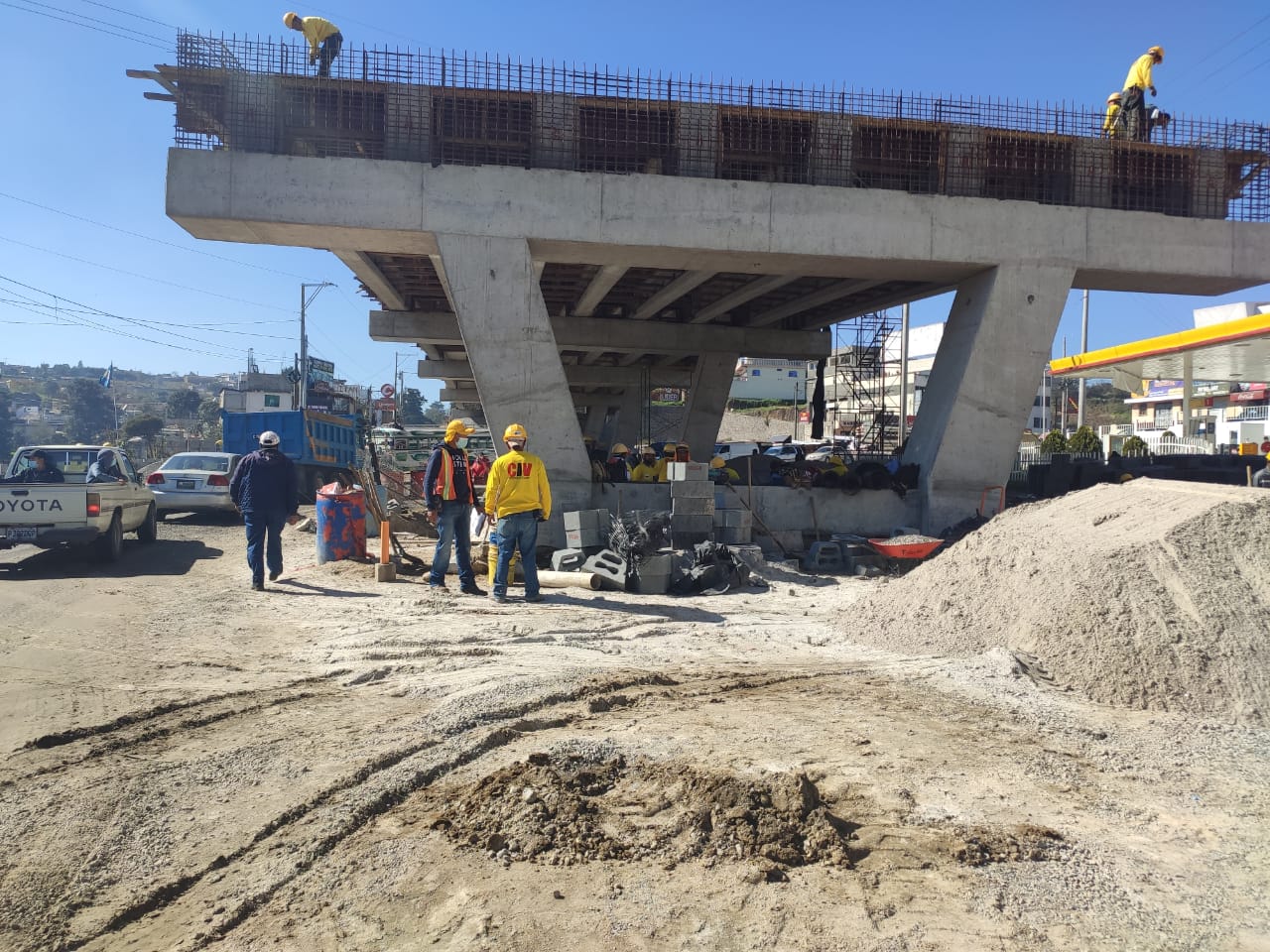 Construcción de paso a desnivel en Cuatro Caminos registra 50 por ciento de avance