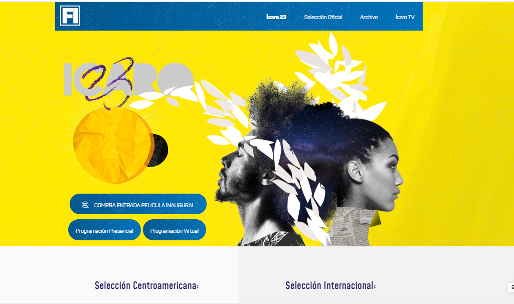 Festival Ícaro tendrá cintas virtuales y presenciales