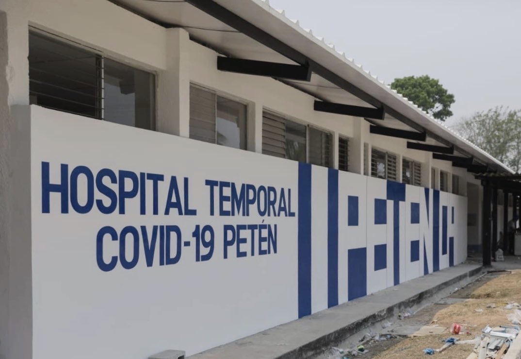 Asistencia del Gobierno llega por medio de cinco hospitales para pacientes con COVID-19