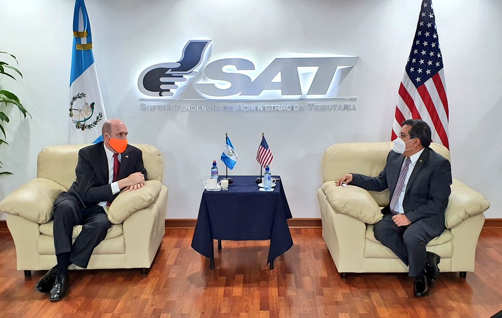 Promueven programas de cooperación entre Guatemala y Estados Unidos en recaudación fiscal