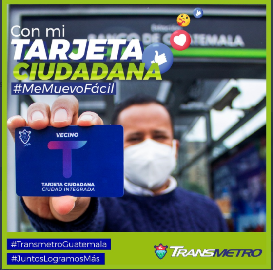 Transmetro usará tarjetas prepago en enero de 2021