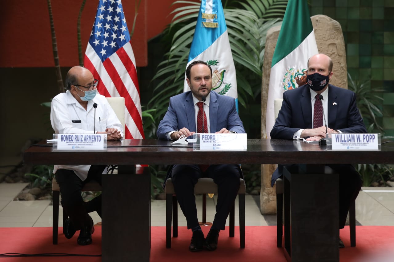 Guatemala, México y EE. UU. reafirman compromiso para reforzar controles migratorios