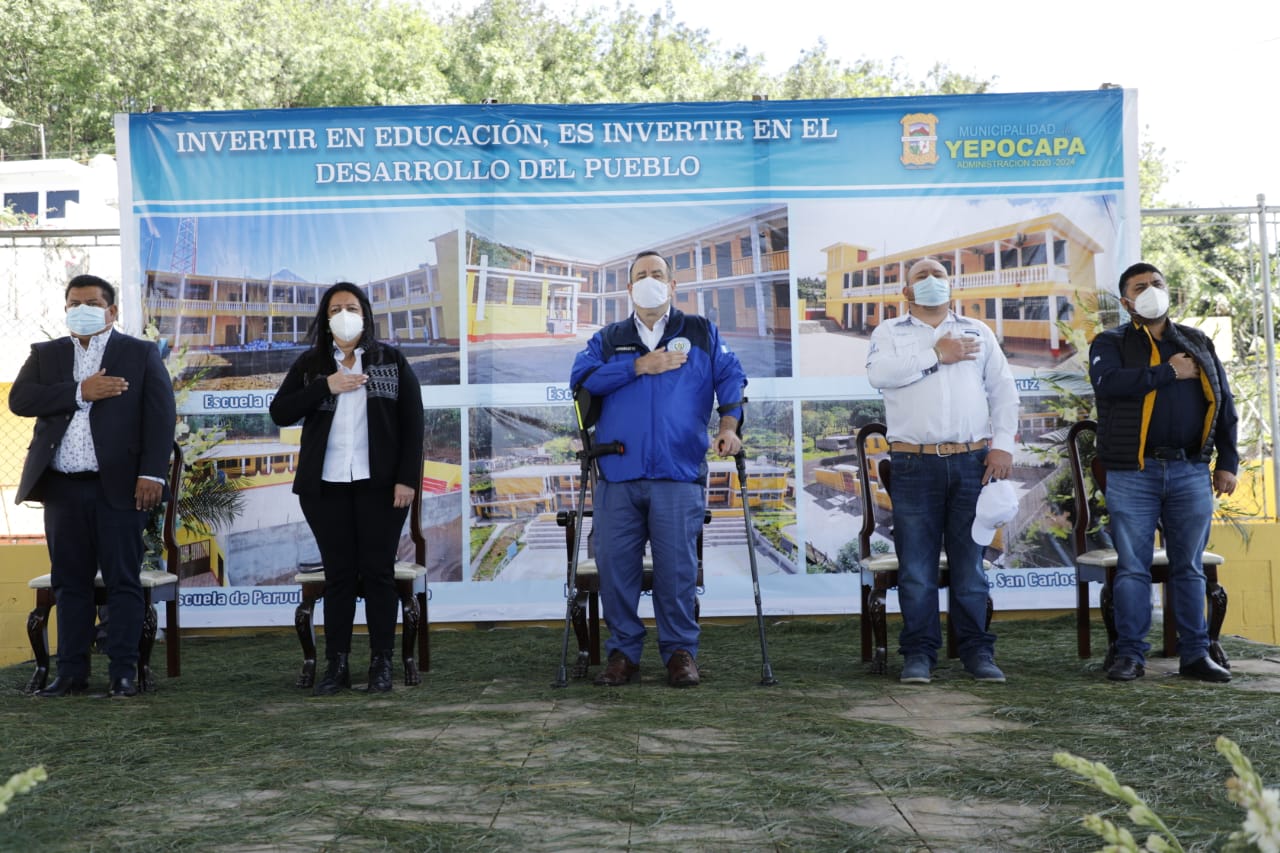 Presidente anuncia inversión de 13 millones de quetzales en San Pedro Yepocapa