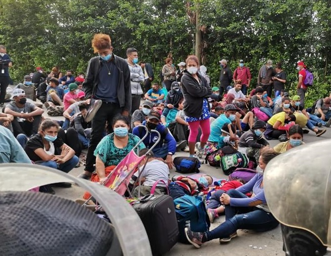 México reitera que no permitirá el ingreso a migrantes que viajan de forma irregular