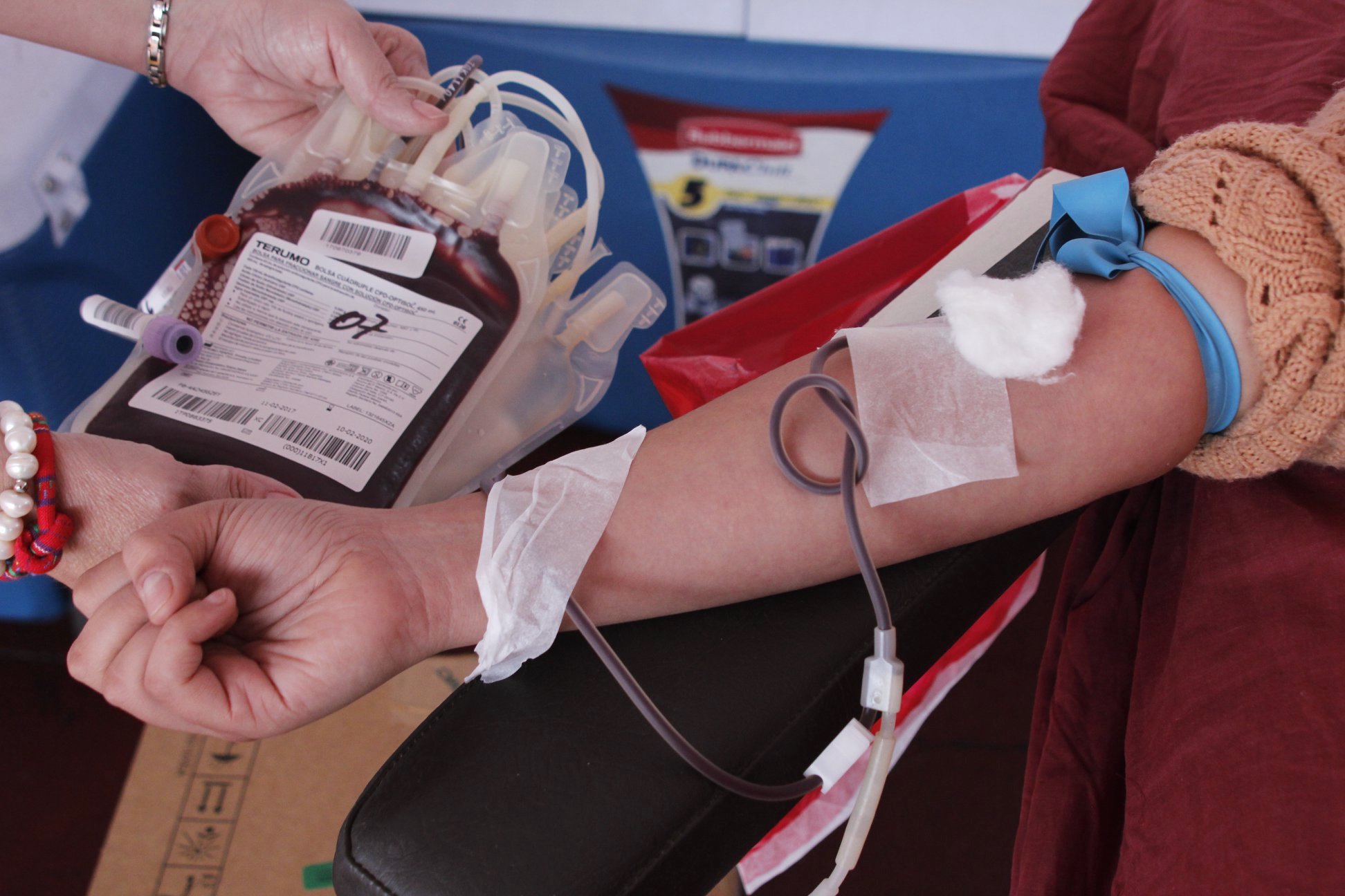 La donación de sangre es voluntaria./Foto: IGSS.