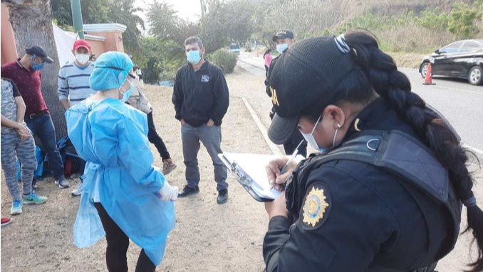 PNC realiza operativos en cumplimiento al estado de prevención