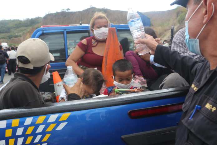 PNC mantiene acciones de sensibilización debido a la caravana de migrantes
