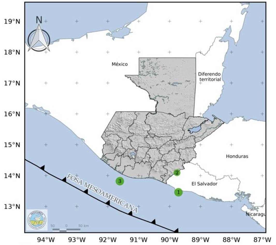 En los primeros días de 2021 en Guatemala se han registrado más de 40 sismos