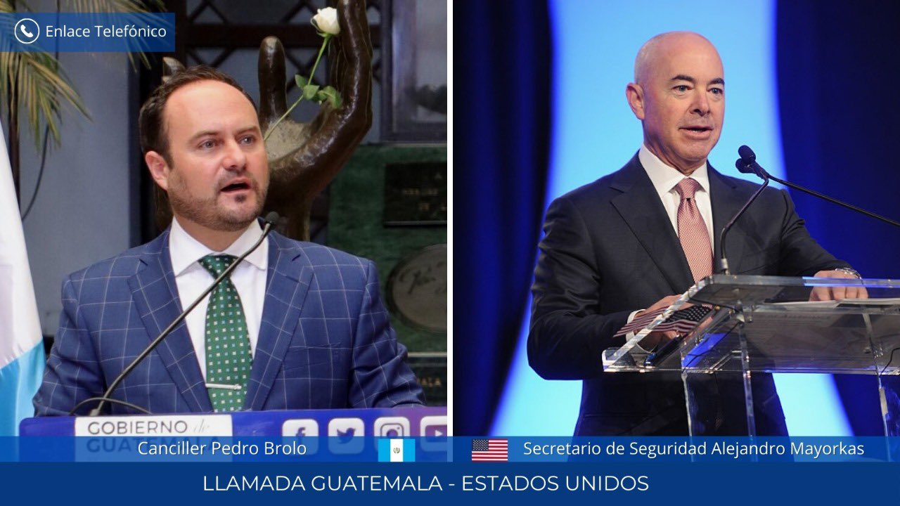 Canciller guatemalteco y Secretario de Seguridad de los Estados Unidos fortalecen relaciones diplomáticas