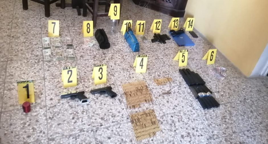 PNC captura a presunto integrante de la mara Salvatrucha y confisca armamento