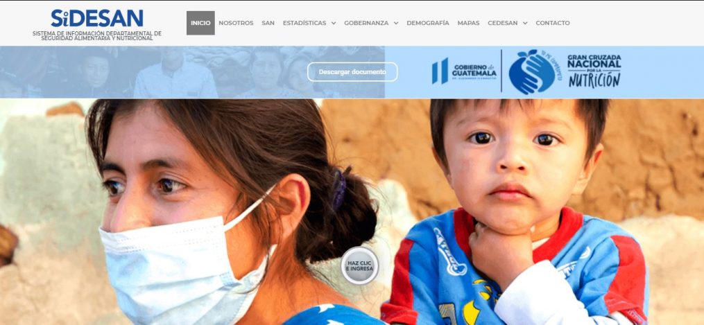 Totonicapán lanza Sistema de Información Departamental de Seguridad Alimentaria y Nutricional