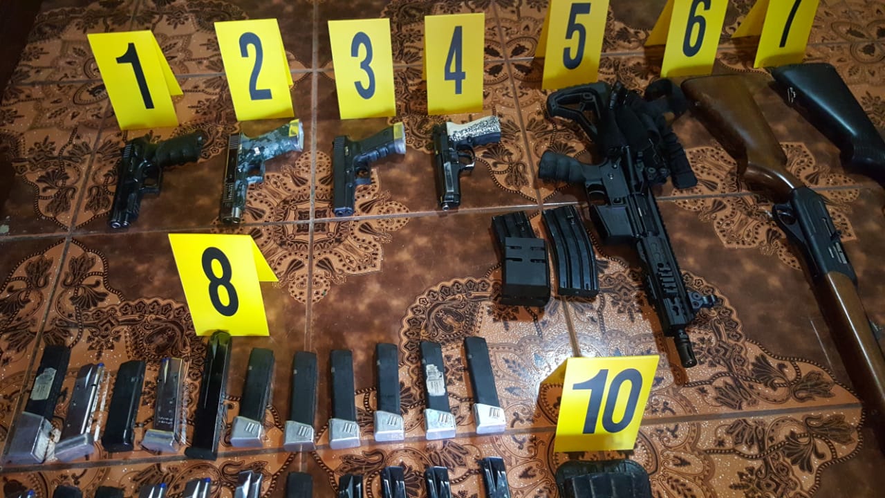 Decomisan armamento presuntamente vinculado con banda “Los Pelones”