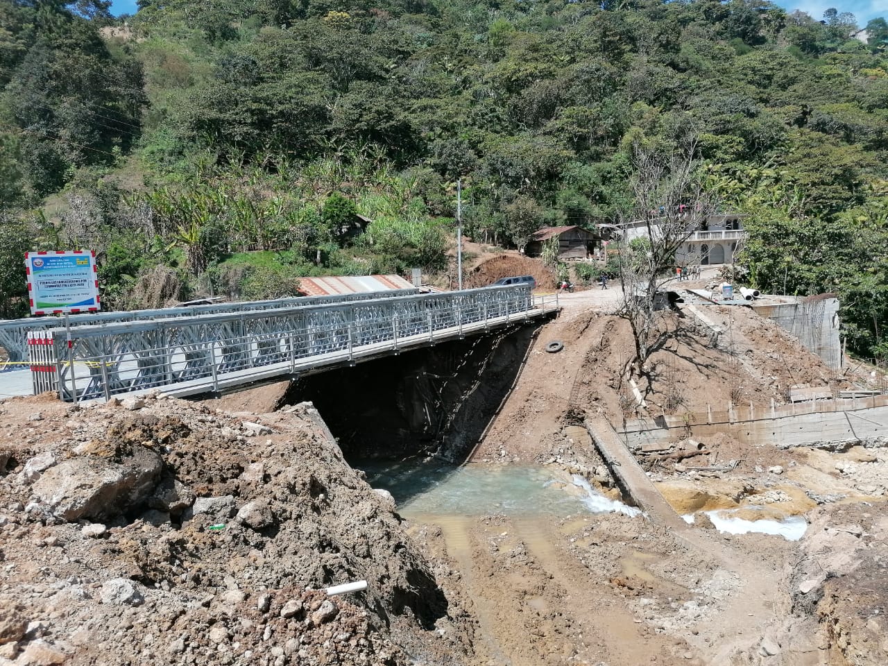 Instalación de puente Bailey favorece a cerca de 11 mil personas en Quiché
