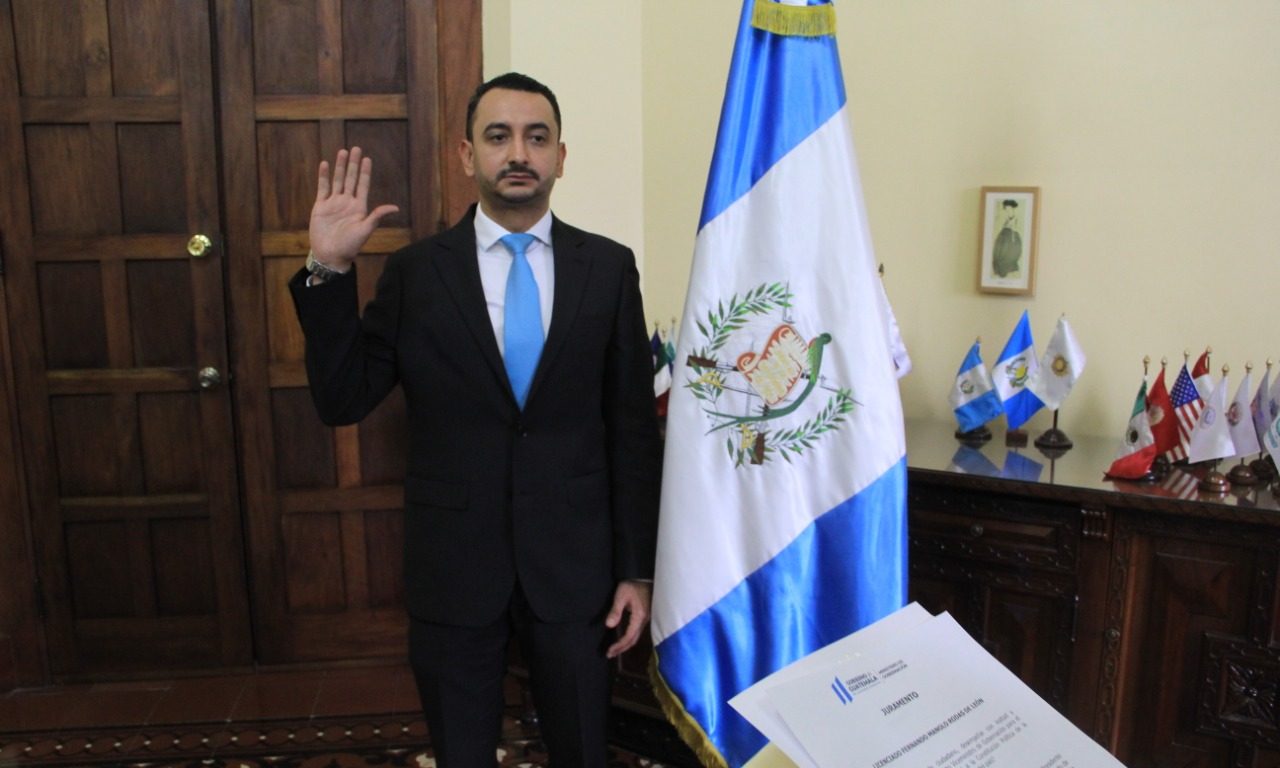 Fernando Rodas de León es nombrado viceministro antinarcótico