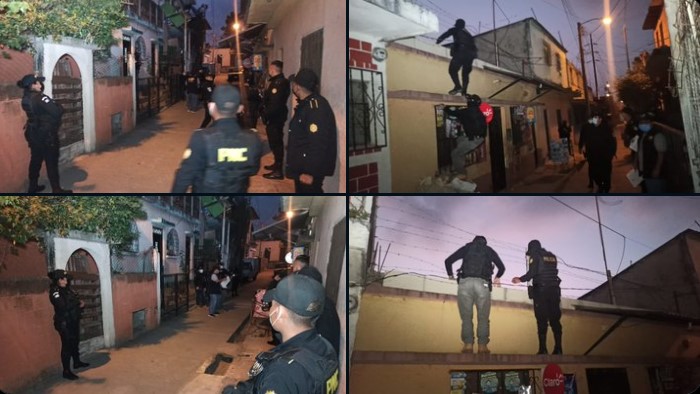 PNC realiza 20 operativos para desarticular estructura de extorsionistas