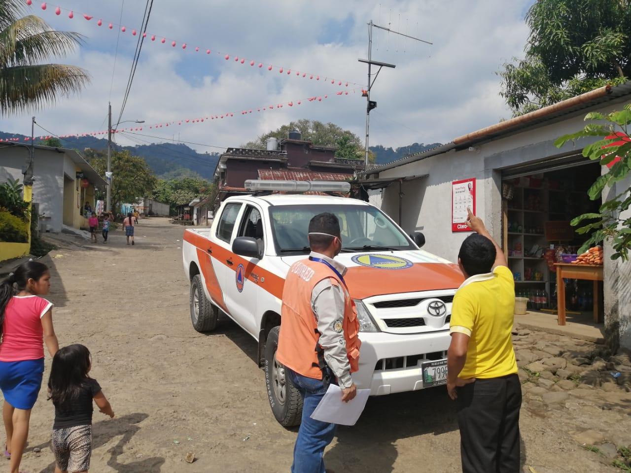 visita de campo en comunidad de Chuchu, Escuintla
